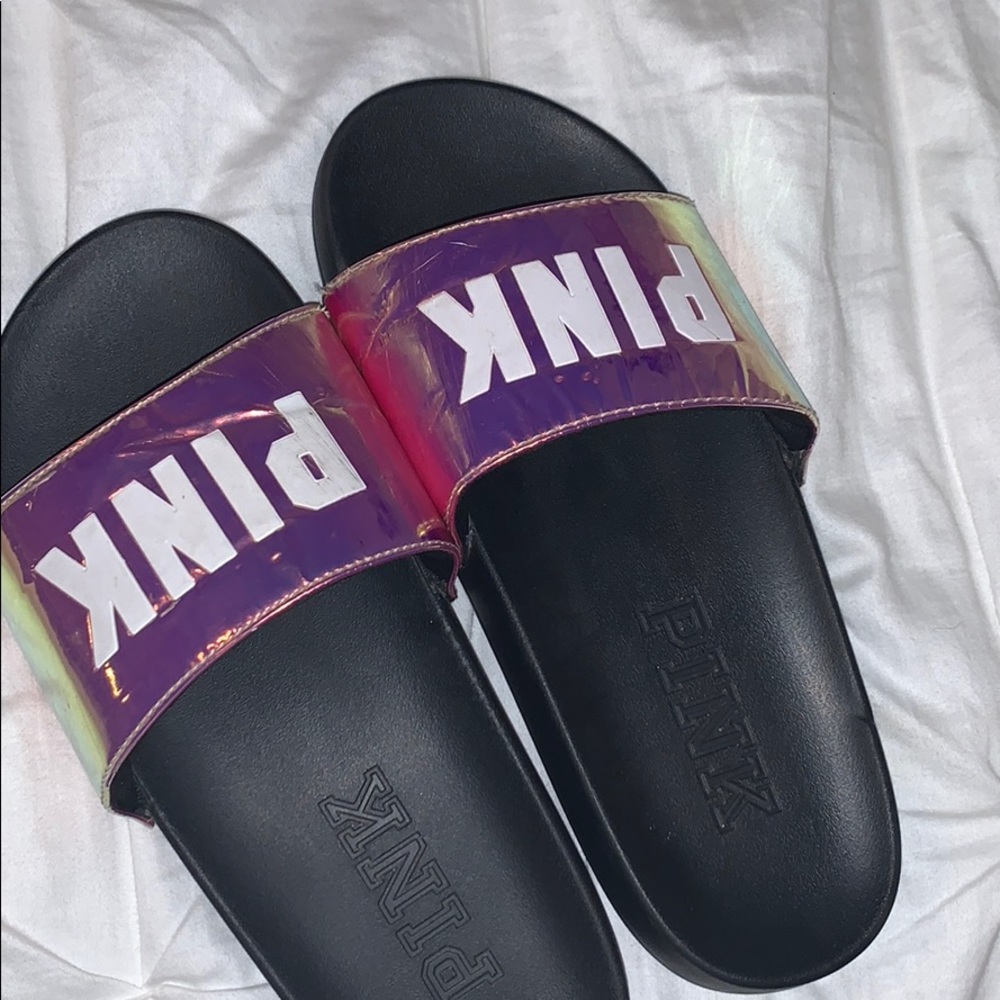 🌸4 for 25🌸PINK holographic slides